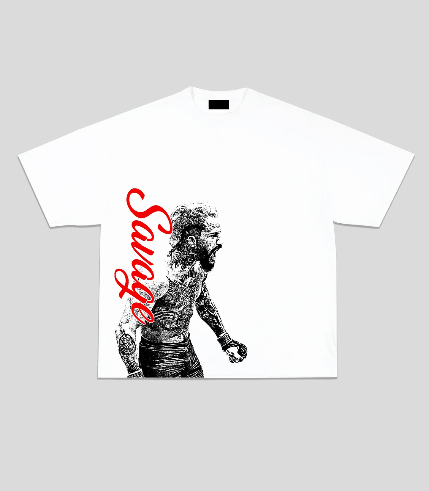 Ramon Taveras "The Savage" White Graphic Tee