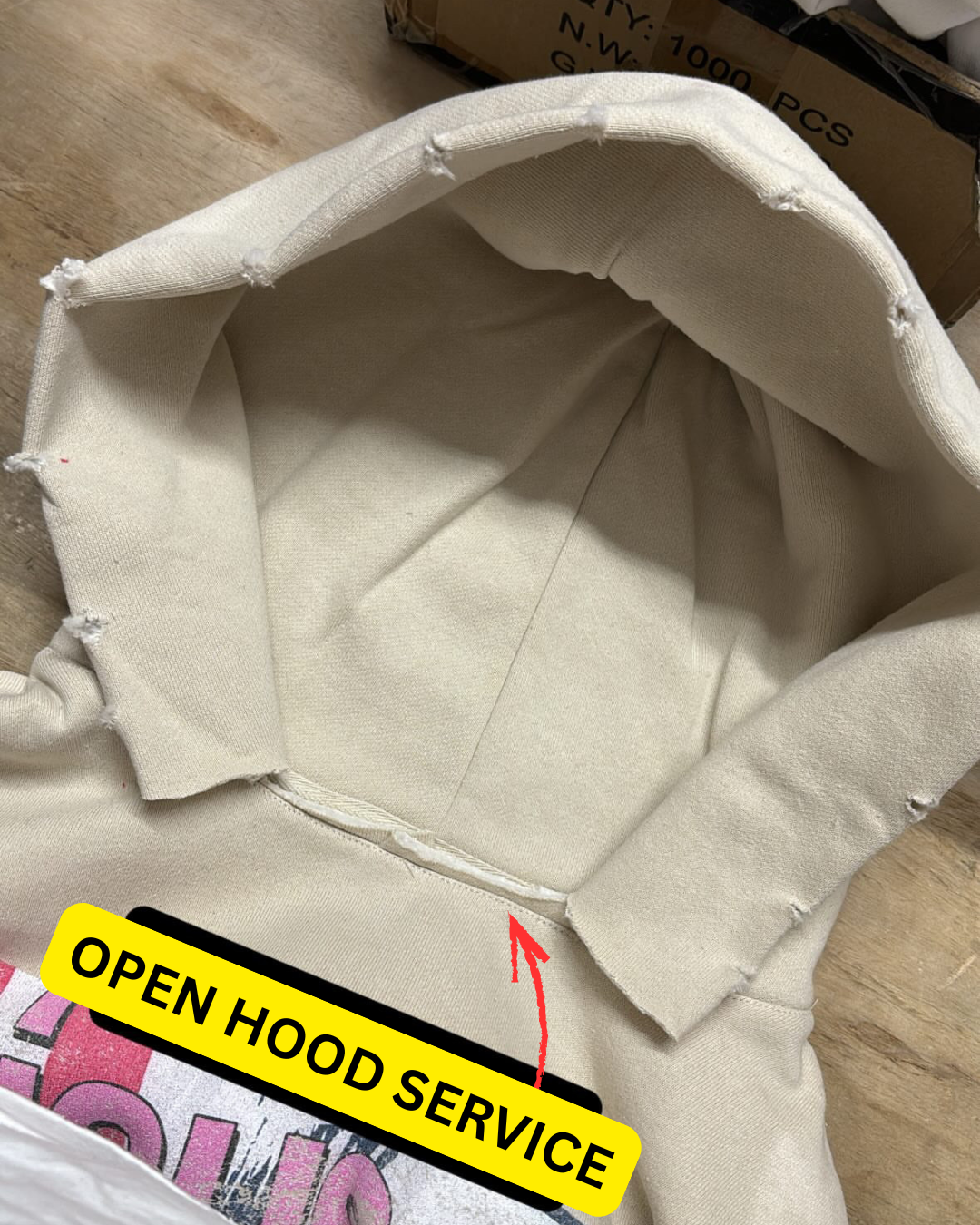 Open Hood Distressing Service