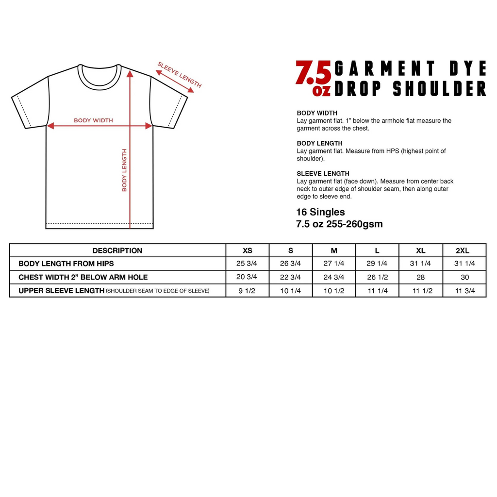 ShakaWear DropShoulder Garment Dyed