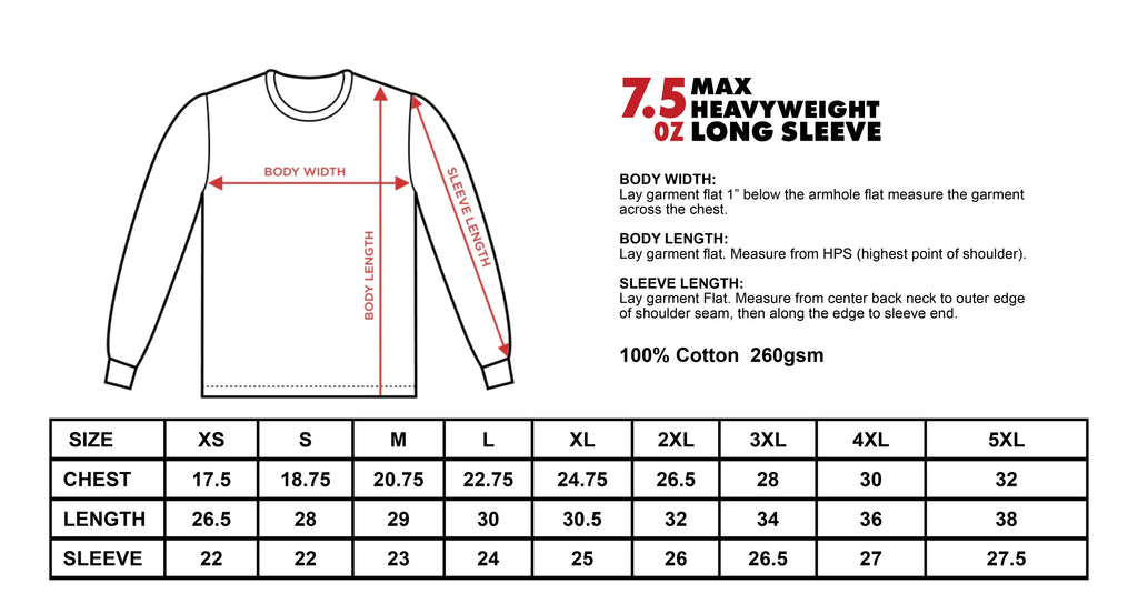ShakaWear MaxHeavyWeight Long Sleeve